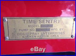 Texaco Fire Chief Reproduction Time Sentry Gas Pump Ethyl Model 53 Clockface