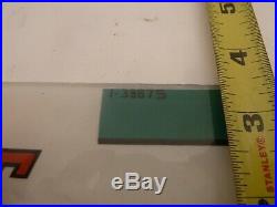 Texaco Fire Chief Sky Chief Gas Pump reverse painted glass Sign part # 1-38875