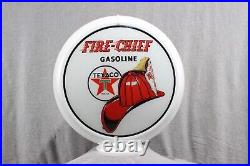 Texaco Fire-chief Gasoline Gas Pump Globe