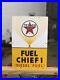 Texaco_Fuel_Chief_1_Porcelain_Yellow_Gas_Pump_Plate_Sign_01_gd