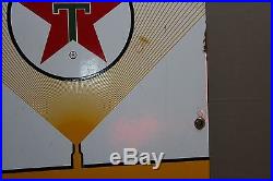 Texaco Fuel Chief 1 Porcelain Yellow Gas Pump Plate Sign Service Texas Gas 66 Texaco Fuel Chief 1 Porcelain Yellow Gas Pump Plate Sign Service Texas Gas 66