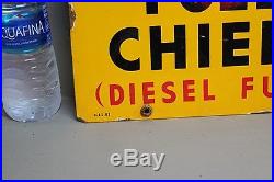 Texaco Fuel Chief 1 Porcelain Yellow Gas Pump Plate Sign Service Texas Gas 66 Texaco Fuel Chief 1 Porcelain Yellow Gas Pump Plate Sign Service Texas Gas 66