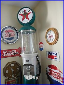 Texaco Gas Pump Bubble Gum Dispenser/ Vending-7' 4/88 Tall