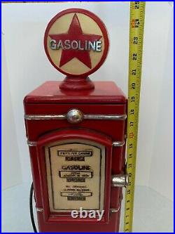 Texaco Gas Pump CD Storage Cabinet 26 CDs 25 Tall