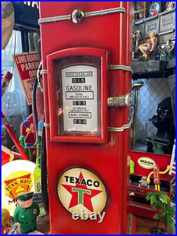 Texaco Gas Pump Cabinet Cd Tower American Miscellaneous Goods