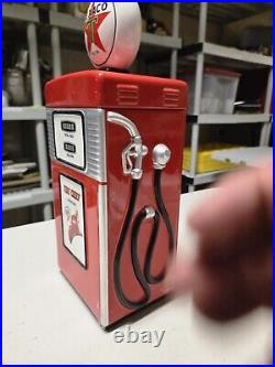 Texaco Gas Pump Cookie Jar