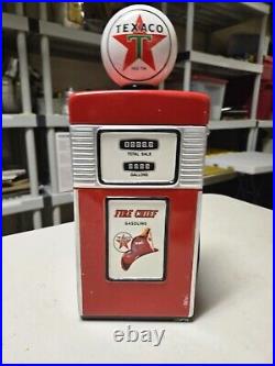 Texaco Gas Pump Cookie Jar