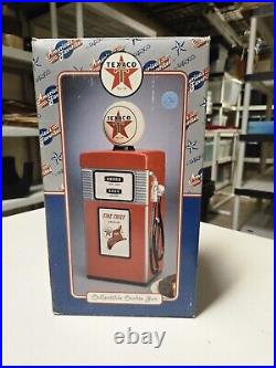 Texaco Gas Pump Cookie Jar