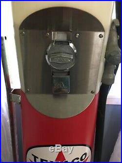 Texaco Gas Pump Custom Replica 7ft Gumball Vending Machine