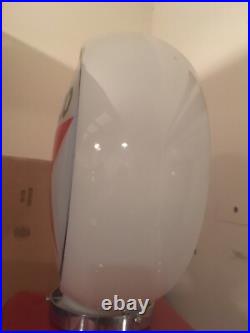 Texaco Gas Pump Milk Glass Globe One Piece Body With Lenses