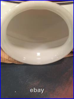 Texaco Gas Pump Milk Glass Globe One Piece Body With Lenses