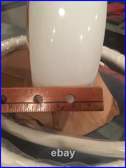 Texaco Gas Pump Milk Glass Globe One Piece Body With Lenses