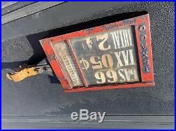 Texaco Gas Pump Price Box Original