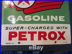 Texaco Gas Pump Sign, Porcelain Sign, Gas Pump, Sinclair, Mobil, Gas Sign, Can