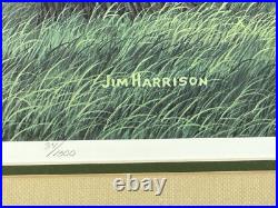 Texaco Gas Pump Station Jim Harrison Framed Signed Low Number LE Print Americana