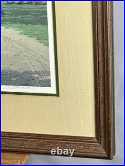 Texaco Gas Pump Station Jim Harrison Framed Signed Low Number LE Print Americana