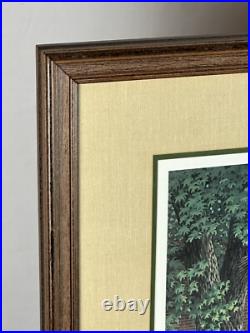 Texaco Gas Pump Station Jim Harrison Framed Signed Low Number LE Print Americana