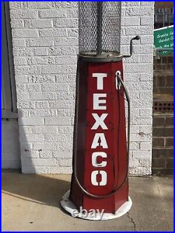 Texaco Gas Pump Yard Art Metal Decor Large