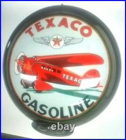 Texaco Gasoline Airplane Gas Pump Globe