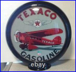 Texaco Gasoline Airplane Gas Pump Globe