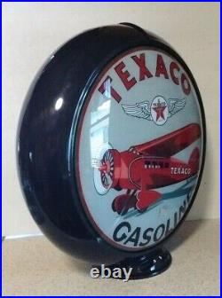 Texaco Gasoline Airplane Gas Pump Globe