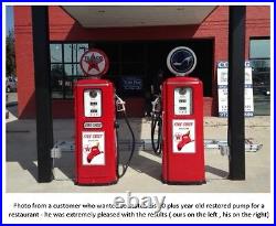 Texaco Model 39 Tokheim Full Size Gas Pumps With Islands & Lights Recreations