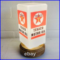Texaco Motor Oil Square Oil Gas Petrol Pump Globe Oil and Petrol Memorabilia