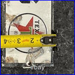 Texaco NO SMOKING Porcelain Gas Station Sign, original, vintage 23×4