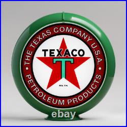 Texaco Products 13.5 Gas Pump Globe with Green Plastic Body (G197)