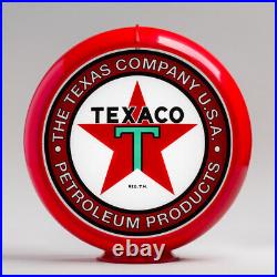 Texaco Products 13.5 Gas Pump Globe with Red Plastic Body (G197) Texaco Products 13.5 Gas Pump Globe with Red Plastic Body (G197)
