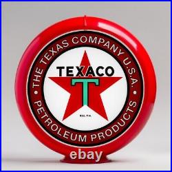 Texaco Products Gas Pump Globe 13.5 in Red Plastic Body (G197) SHIPS FREE