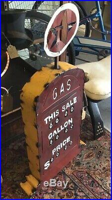 Texaco Red Tin Gas Pump