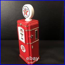 Texaco Retro Gas Pump Coin Bank Diecast 1997 Vintage Musical, Used 55e