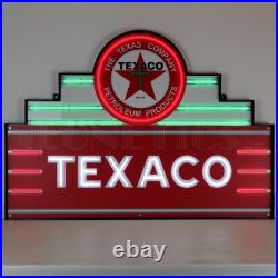 Texaco Sign Flex LED Neon Steel Art Deco wall lamp 39 Gasoline gas pump globe Texaco Sign Flex LED Neon Steel Art Deco wall lamp 39 Gasoline gas pump globe