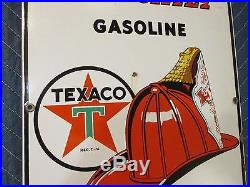 Texaco Sign, Porcelain Sign, Gas Pump, Firechief Sign, Gas Pump Sign, Mobil, Gulf