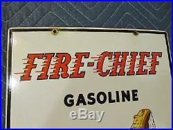 Texaco Sign, Porcelain Sign, Gas Pump, Firechief Sign, Gas Pump Sign, Mobil, Gulf