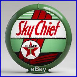 Texaco Sky Chief 13.5 Gas Pump Globe with Green Plastic Body (G196)