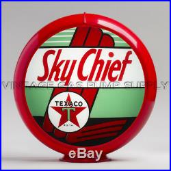 Texaco Sky Chief 13.5 Gas Pump Globe with Red Plastic Body (G196)