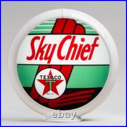Texaco Sky Chief Gas Pump Globe 13.5 in White Plastic Body (G196) SHIPS FREE Texaco Sky Chief Gas Pump Globe 13.5 in White Plastic Body (G196) SHIPS FREE