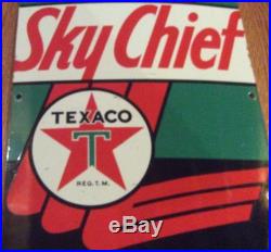 Texaco Sky Chief Gas Pump Sign