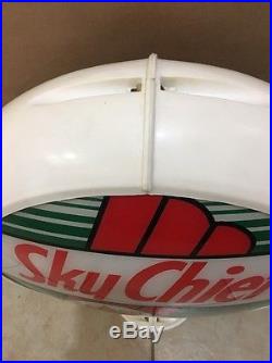 Texaco Sky Chief Gasoline Globe Glass Lens Reproduction Sign Gas Pump Texaco Sky Chief Gasoline Globe Glass Lens Reproduction Sign Gas Pump