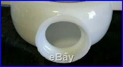 Texaco Sky Chief Gasoline One Piece Gas Pump Globe Milk Glass Oil