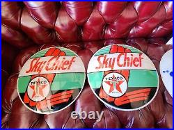 Texaco Skychief Gas Pump Globe Lenses