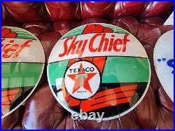 Texaco Skychief Gas Pump Globe Lenses