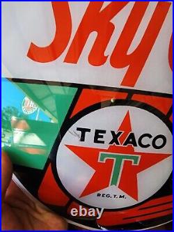 Texaco Skychief Gas Pump Globe Lenses