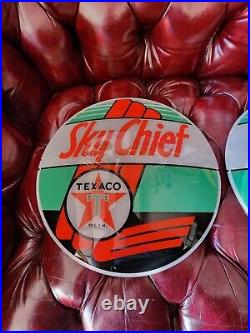 Texaco Skychief Gas Pump Globe Lenses