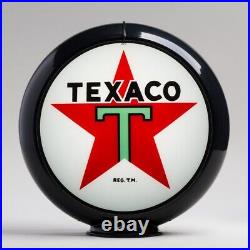 Texaco Star Gas Pump Globe 13.5 in Black Plastic Body (G192) FREE US SHIPPING
