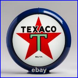 Texaco Star Gas Pump Globe 13.5 in Dark Blue Plastic Body (G192) FREE US SHIP