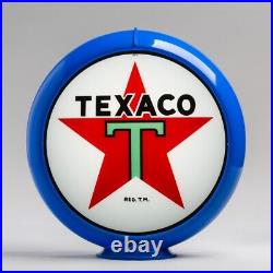 Texaco Star Gas Pump Globe 13.5 in Light Blue Plastic Body (G192) FREE US SHIP