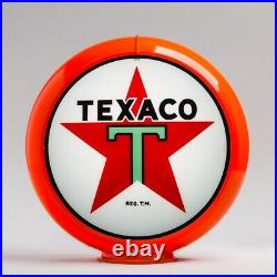 Texaco Star Gas Pump Globe 13.5 in Orange Plastic Body (G192) FREE US SHIPPING